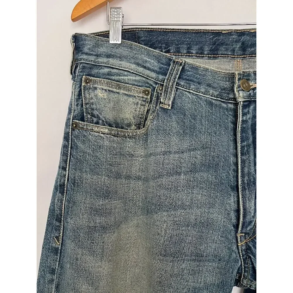 Levi’s 514 Slim Straight Jean Cotton Denim Mens Size 36x29 (actual 34x28.5) Blue